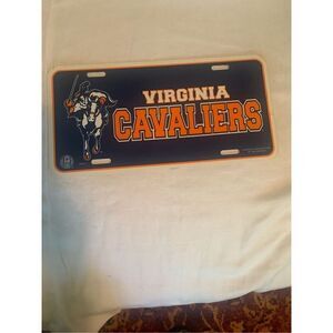 Virginia Cavaliers Plastic Car Tag